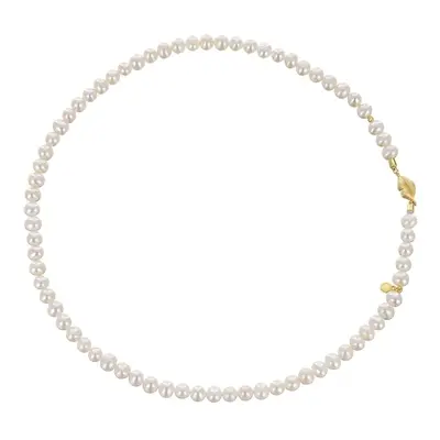 ADA KISS Naszyjnik małe perły białe naturalne choker ozdobne zapięcie