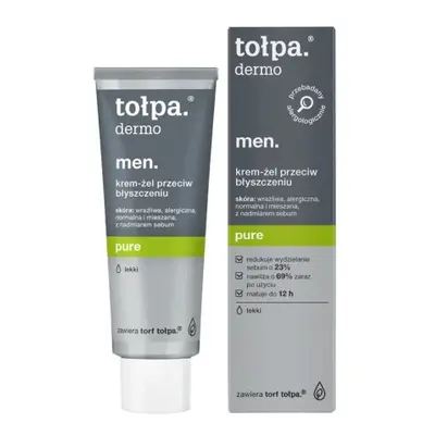 Tołpa, Dermo Men Pure, Krem-żel przeciw błyszczeniu, LEKKI, 40 ml