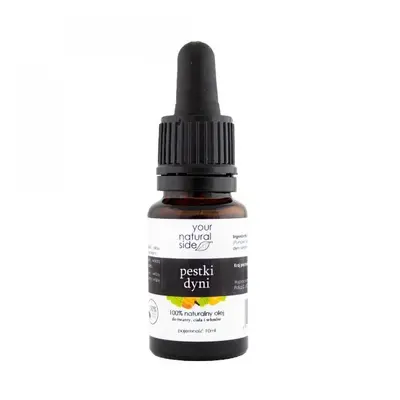 Your Natural Side, Olej z pestek dyni nierafinowany, pipeta, 10 ml