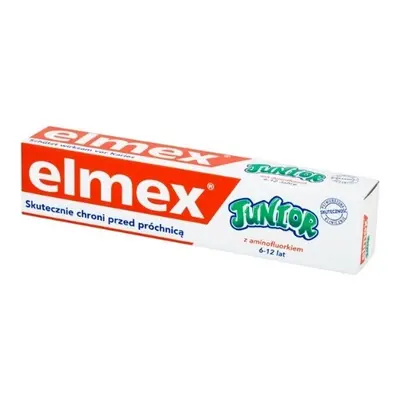 Elmex Junior, Pasta do zębów dla dzieci, 6-12 lat, 75 ml