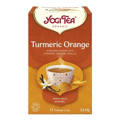 Yogi Tea, Herbata Kurkuma z pomarańczą, 17 torebek