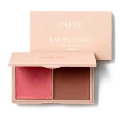 Paese, Kiss My Cheeks, Paleta do konturowania twarzy, WARM, 15g