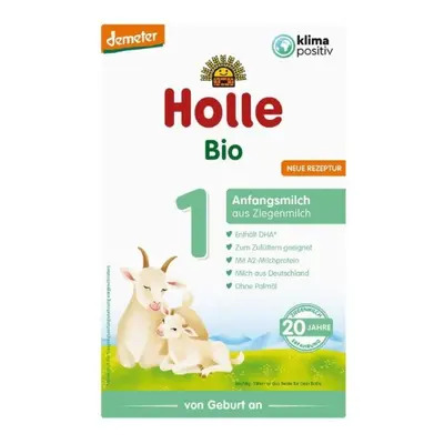 MLEKO KOZIE 1 POCZĄTKOWE DLA NIEMOWLĄT PO 6 MIESIĄCU BIO 400 g - HOLLE