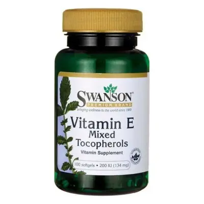 Witamina E 400 IU mieszanka tokoferoli Vitamin E mixed tocopherols 100 kapsułek SWANSON