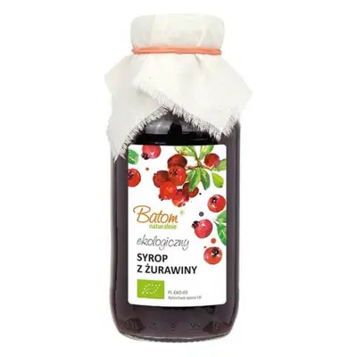 SYROP ŻURAWINOWY BIO 330 ml - BATOM