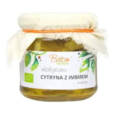 CYTRYNA Z IMBIREM W SYROPIE BIO 220 ml - BATOM