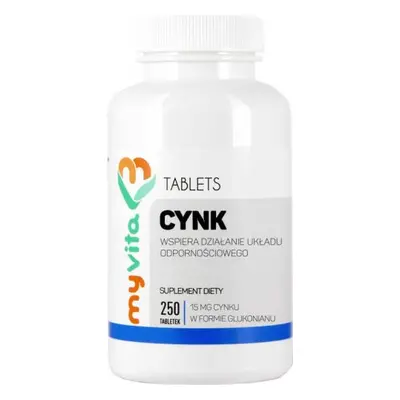 Cynk glukonian cynku 250 tabletek MyVita