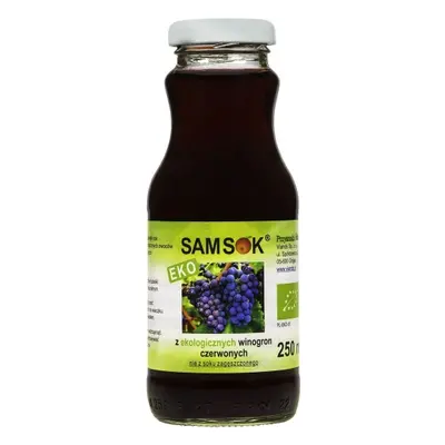 SAM SOK Z CZERWONYCH WINOGRON BIO 250 ml - VIANDS