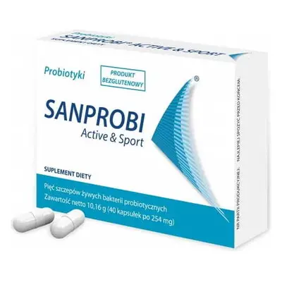 Probiotyki Active & Sport 40 kapsułek Sanprobi