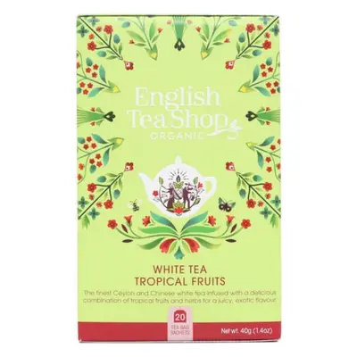 Biała herbata Tropical Fruits 20x2 g BIO 40 g English Tea Shop