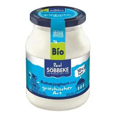 JOGURT NATURALNY TYPU GRECKIEGO KREMOWY BIO 500 g (SŁOIK) - SOBBEKE