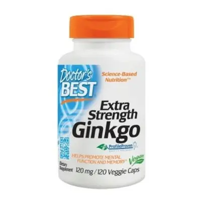 Ginkgo Biloba ekstrakt 120 kapsułek Doctor's Best