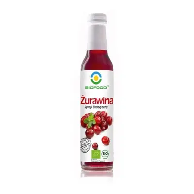 SYROP ŻURAWINOWY BIO 250 ml - BIO FOOD