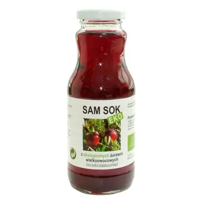 SAM SOK Z ŻURAWINY WIELKOOWOCOWEJ BIO 250 ml - VIANDS