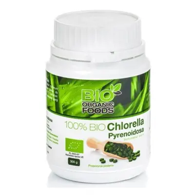 CHLORELLA PYRENOIDOSA BIO (250 mg) 1200 TABLETEK - BIO ORGANIC FOODS