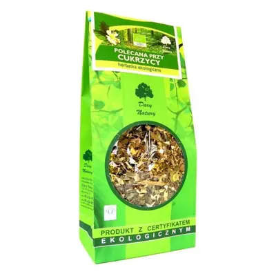 HERBATKA POLECANA PRZY CUKRZYCY BIO 150 g - DARY NATURY