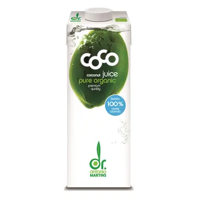 Woda kokosowa naturalna BIO 1 L - COCO (DR. MARTINS)