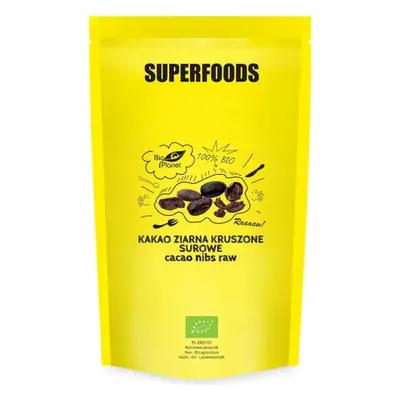 KAKAO ZIARNA KRUSZONE SUROWE BIO 600 g - BIO PLANET