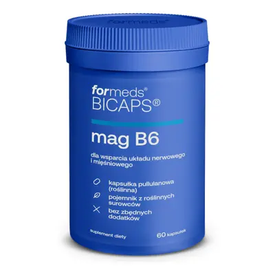 Bicaps Magnez + Witamina B6 800,7mg 30 porcji 60 kapsułek ForMeds