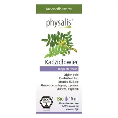 OLEJEK ETERYCZNY KADZIDŁOWIEC (WIEROOK) ECO 10 ml - PHYSALIS