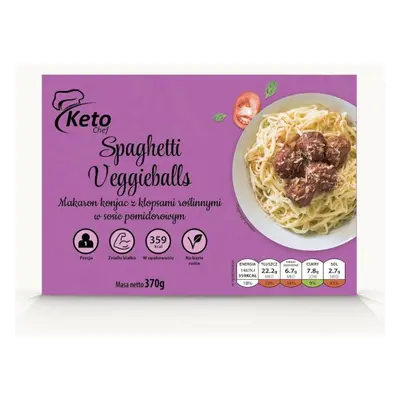 DANIE GOTOWE KONJAC - SPAGHETTI VEGGIEBALLS 370 g - KETO CHEF