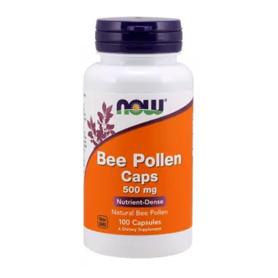 Bee Pollen Pyłek Pszczeli 500 mg 100 kapsułek NOW FOODS