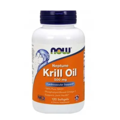 Olej z Kryla 500 mg Neptun Krill /Oil DHA EPA 120 kapsułek NOW FOODS