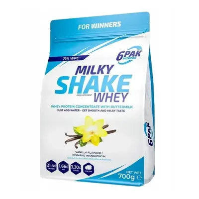 6PAK Milky Shake Whey 700g białko WPC o smaku waniliowym