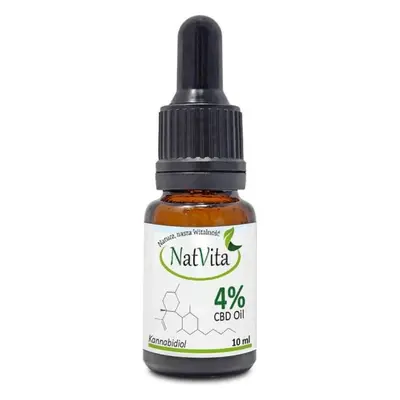 Olej konopny Bio CBD 4% 10ml NatVita