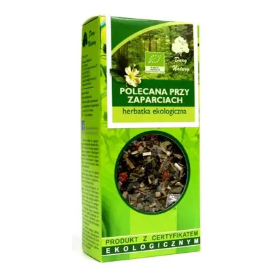 HERBATKA POLECANA PRZY ZAPARCIACH BIO 50 g - DARY NATURY