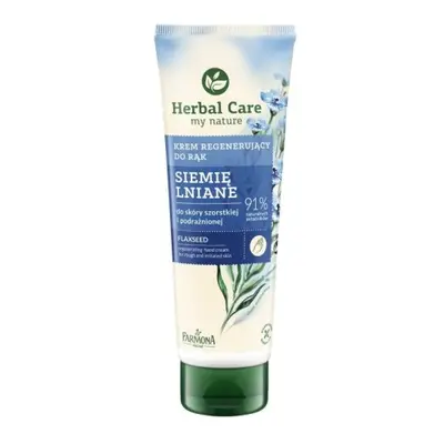 HERBAL CARE Krem do rąk regenerujący SIEMIĘ LNIANE 100ml FARMONA