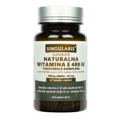 Singularis Naturalna Witamina E Tokoferole Forte 60 kapsułek