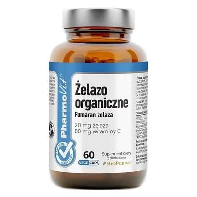 ŻELAZO 60 KAPSUŁEK 22,53 g - PHARMOVIT (CLEAN LABEL)