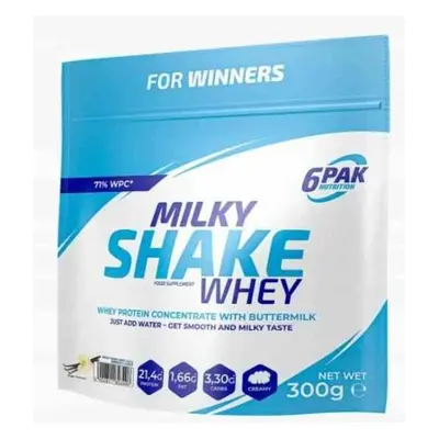 6PAK Milky Shake Whey 300g białko o smaku waniliowym