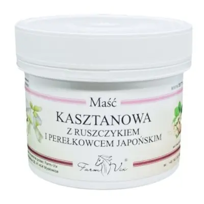 FarmVix Maść Kasztanowa z ruszczykiem i perełkowcem japońskim 150ml