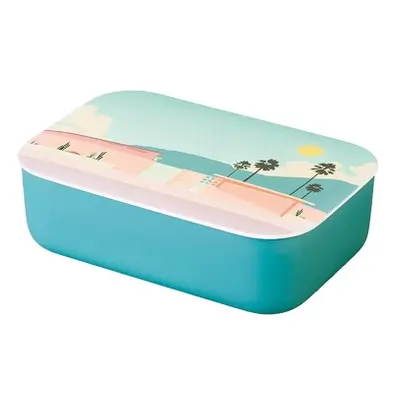 LUNCHBOX Z TWORZYWA PLA Z PRZEGRÓDKĄ PALM SPRINGS 800 ml - CHIC MIC