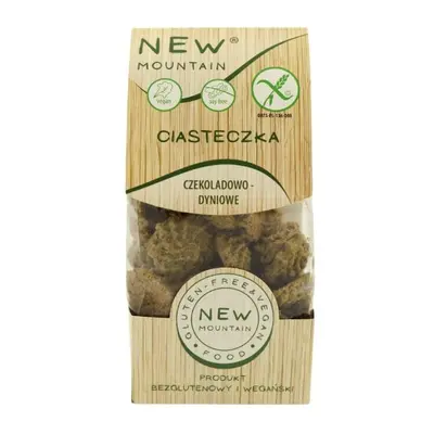 CIASTKA OWSIANO - CZEKOLADOWO - DYNIOWE BEZGLUTENOWE 220 g - NEW MOUNTAIN