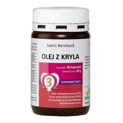 Olej z kryla 90 kaps. Kräuterhaus Sanct Bernhard KG