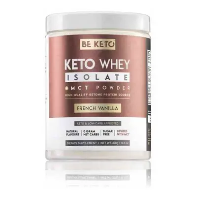 BeKeto Keto Izolat Białka z MCT - Francuska wanilia 300g