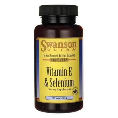 Witamina E + Selen Vitamin E + Selenium 90 kapsułek SWANSON