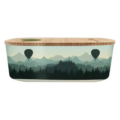 Lunchbox Z Tworzywa Pla Z Przegródką Air Balloon Valley 800 Ml - Chic-Mic