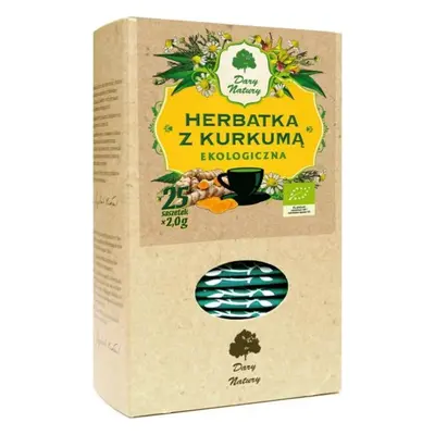 HERBATKA Z KURKUMĄ BIO (25 x 2 g) - DARY NATURY