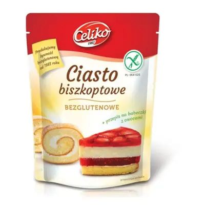 Mieszanka na ciasto biszkoptowe bezglutenowe Celiko, 200g