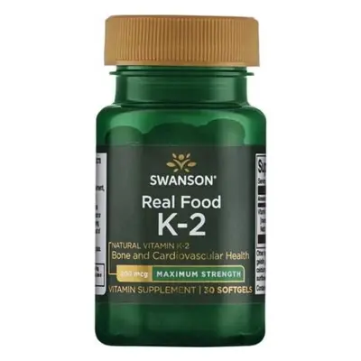 Witamina K2 MK7 K2MK-7 200mcg Vitamin K2 -7 from Natto 30 kapsułek SWANSON