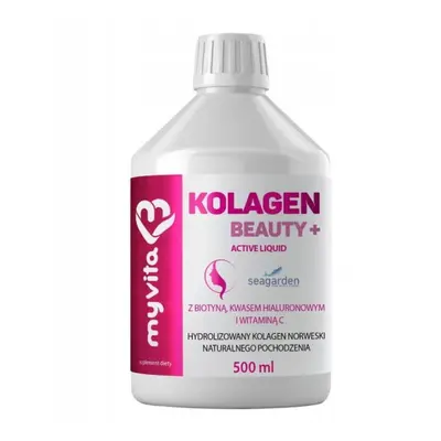 Kolagen Beauty+ Active Liquid W Płynie 500 ml MyVita