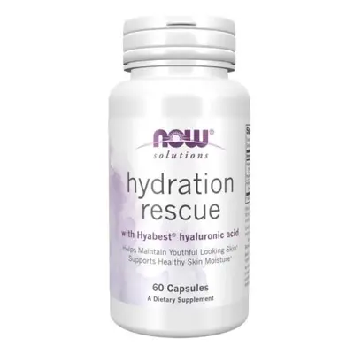 NOW FOODS Hydration Rescue - Kwas Hialuronowy + Kolagen (60 kaps.)