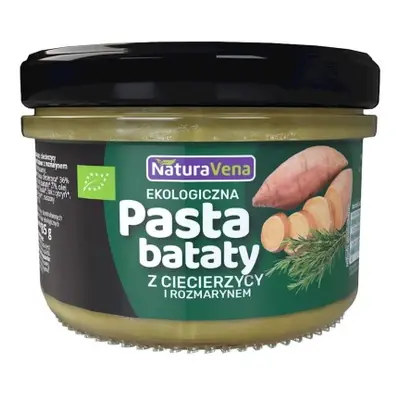 PASTA Z BATATÓW CIECIERZYCĄ I ROZMARYNEM BIO 185 g - NATURAVENA