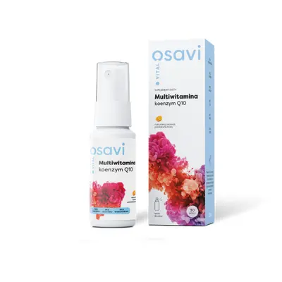 Osavi Multiwitamina Koenzym Q10 25 ml w sprayu o smaku pomarańczowym