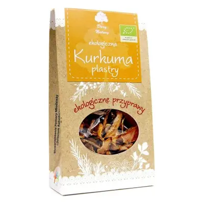 KURKUMA PLASTRY SUSZONE BIO 30 g - DARY NATURY