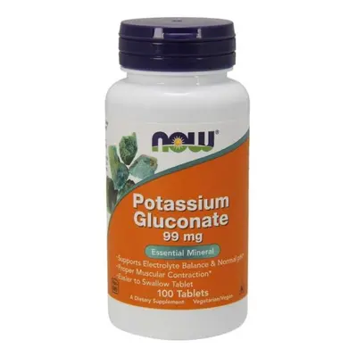 Potassium Gluconate Glukonian Potasu 100 tabletek NOW FOODS